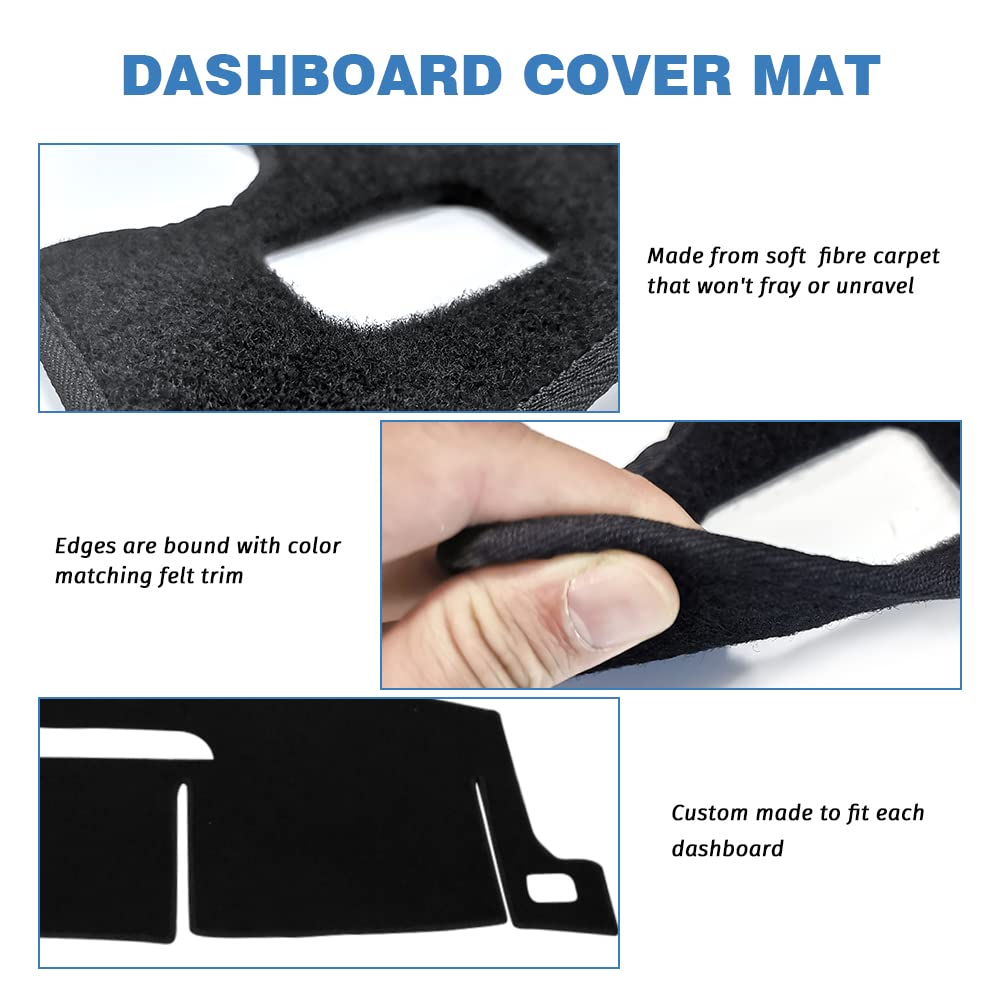 Apeixoto installed dashboard cover in Tahoe demonstrating reduced glare benefit