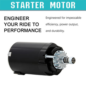 Apeixoto starter close-up of 14-tooth pinion showing OE-compatible gear profile