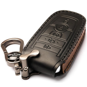 APEKUU leather key shell front view showing protective coverage and refined look
