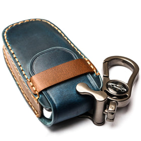 APEKUU leather keychain loop and ring for secure carrying