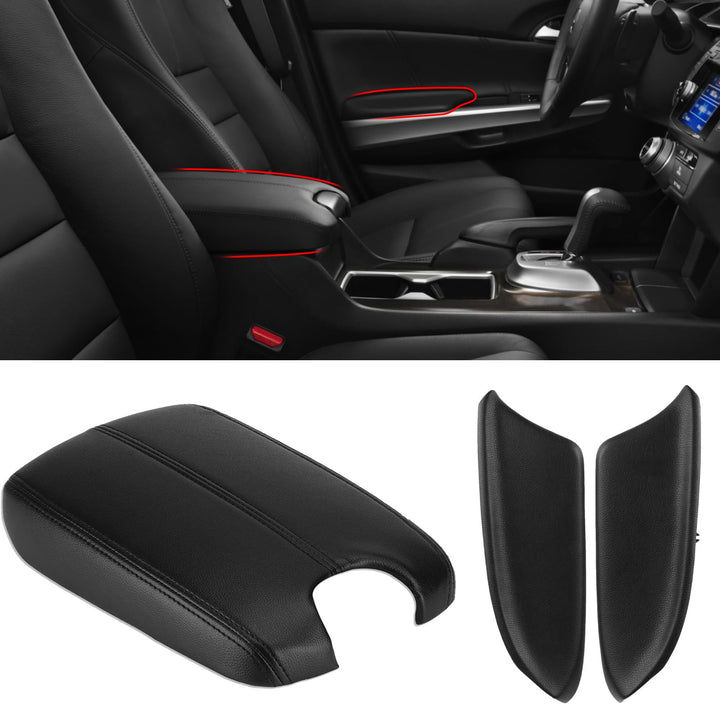 APESER front door armrest covers front view showing clean replacement and improved appearance