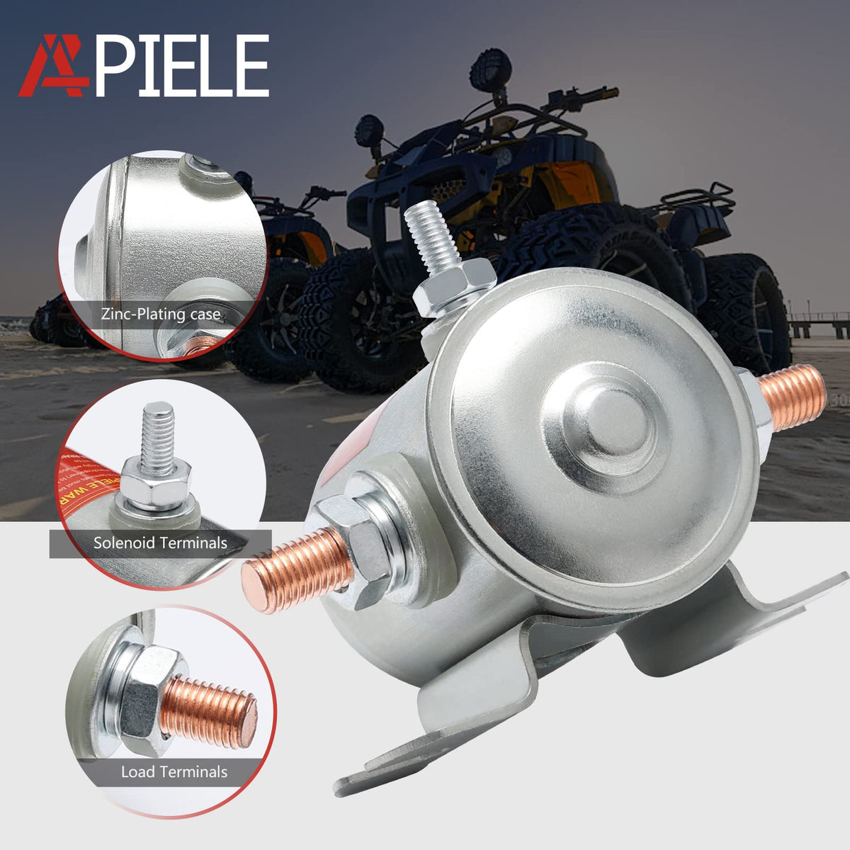 APIELE close-up of top terminals for clear wiring identification and secure connections