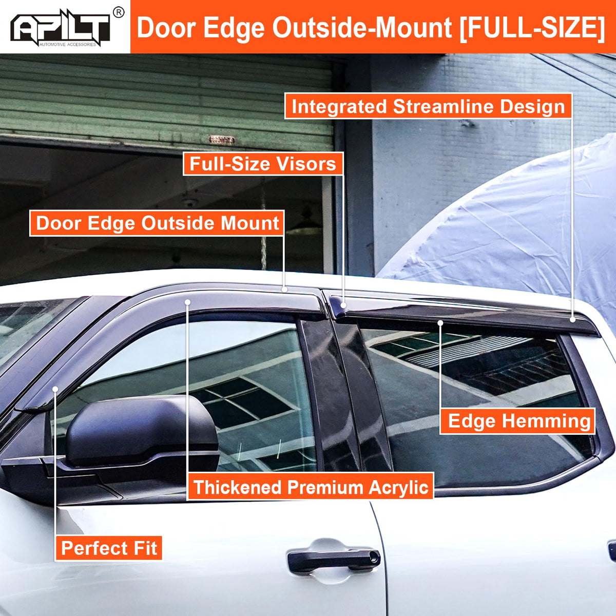 APILT close-up of thicker acrylic edge showing durability and low noise benefit
