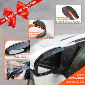 APILT lifestyle shot of Tundra driving in rain with visors providing ventilation