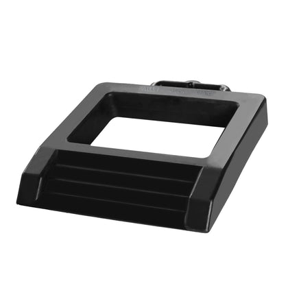 APOLLOLIFT front view of pallet jack stopper showing solid body and compact footprint, improving safety