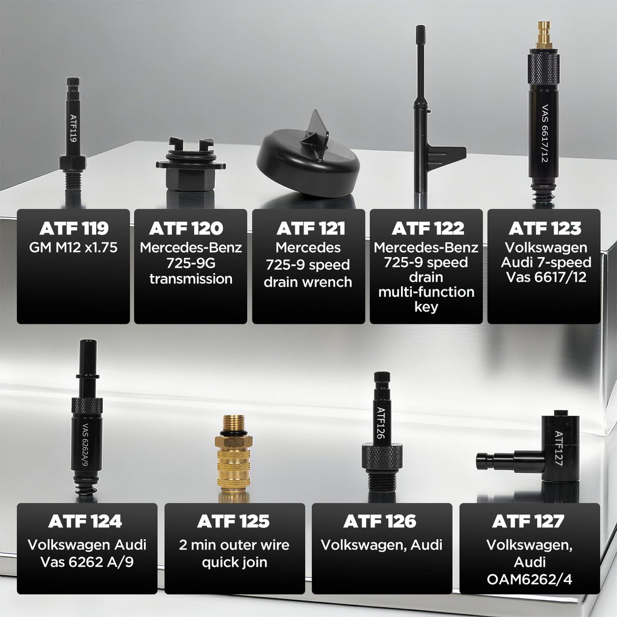 APOWFIX adapter connected to transfer pump demonstrating clean fluid fill