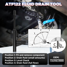 APOWFIX adapter next to ruler showing compact sizes for easy storage
