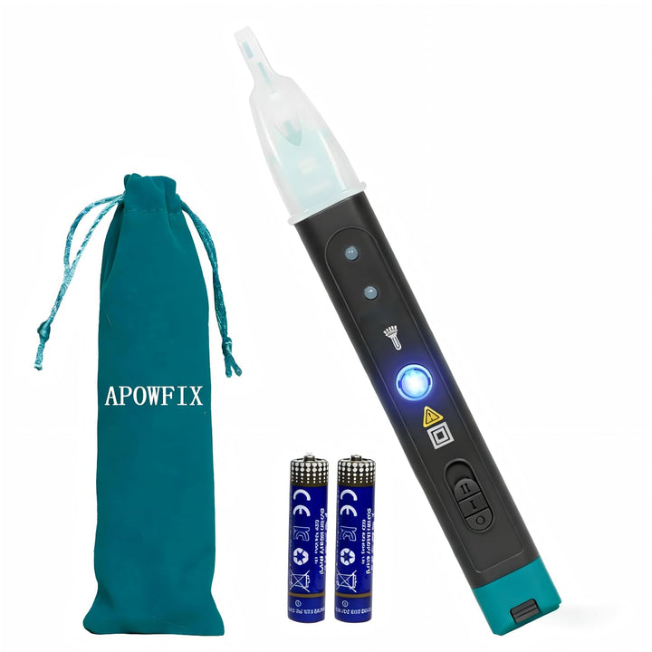 APOWFIX tester front view showing ergonomics and immediate diagnostics benefit
