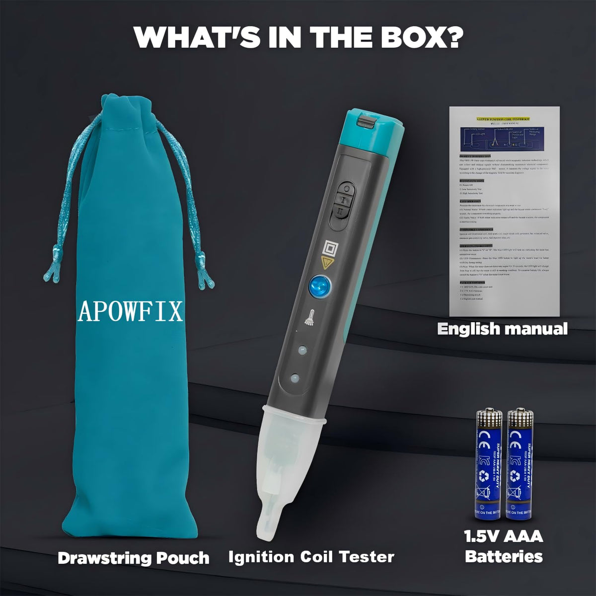 APOWFIX packaging and warranty card for supported, reliable purchase