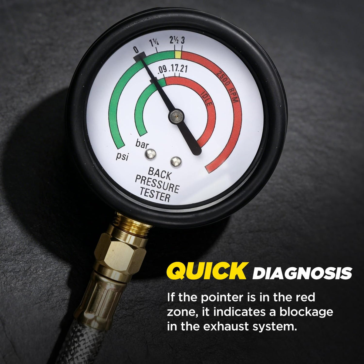 APOWFIX stainless-steel braided hose close-up showing heat resistance and long reach