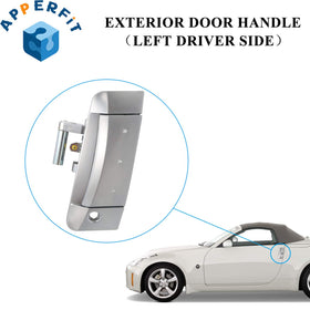 APPERFiT side profile of 350Z door handle highlighting smooth contours