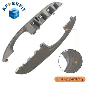 APPERFiT close-up of handle texture showing gray pewter finish and durable surface