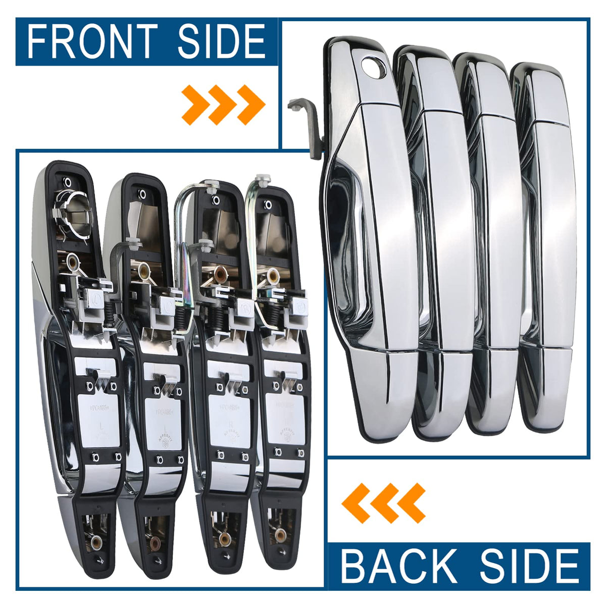 APPERFiT close-up chrome finish detail demonstrating corrosion resistance