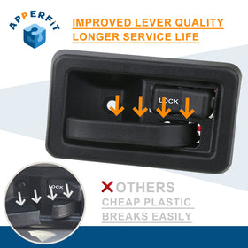 APPERFiT interior handle close-up showing ergonomic grip and improved everyday usability
