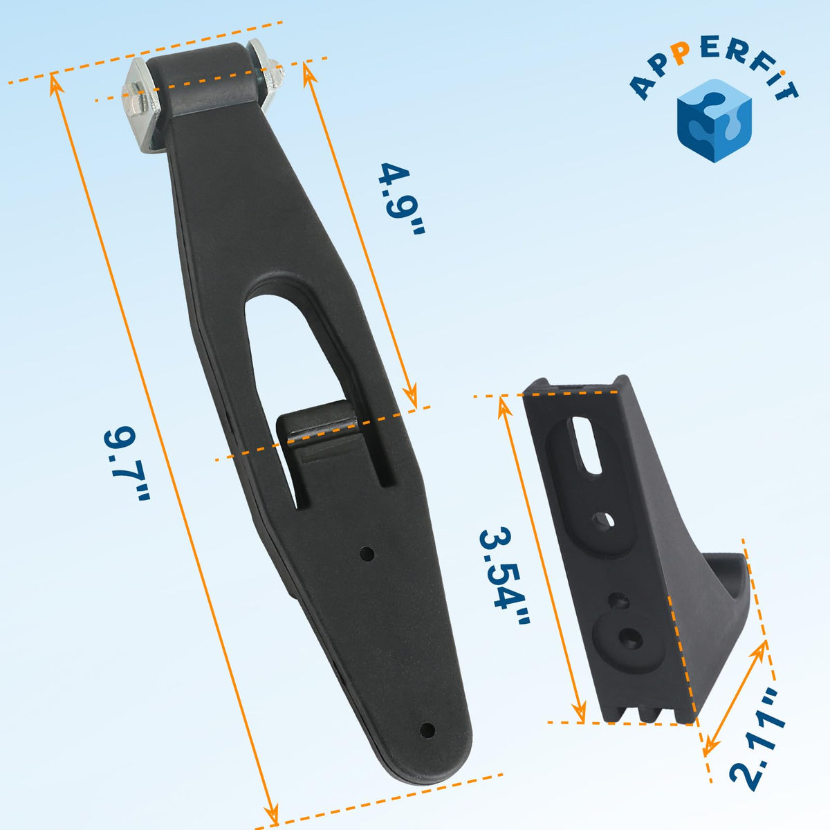 APPERFiT close-up of rubber strap texture showing durability and weather resistance