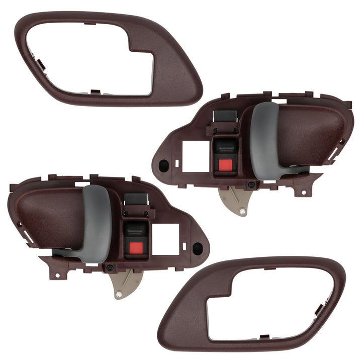 APPERFiT front view of red handle and bezels showing fit and finish for easy replacement