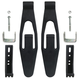 APPERFiT front view of hood strap kit showing all included parts for quick install