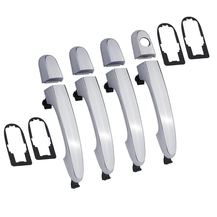 APPERFiT chrome front passenger door handle showing clean OEM-style finish and durability