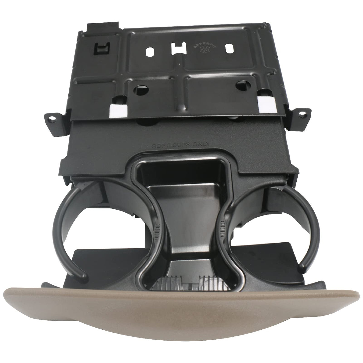 APPERFiT front view cup holder installed, restores dashboard function