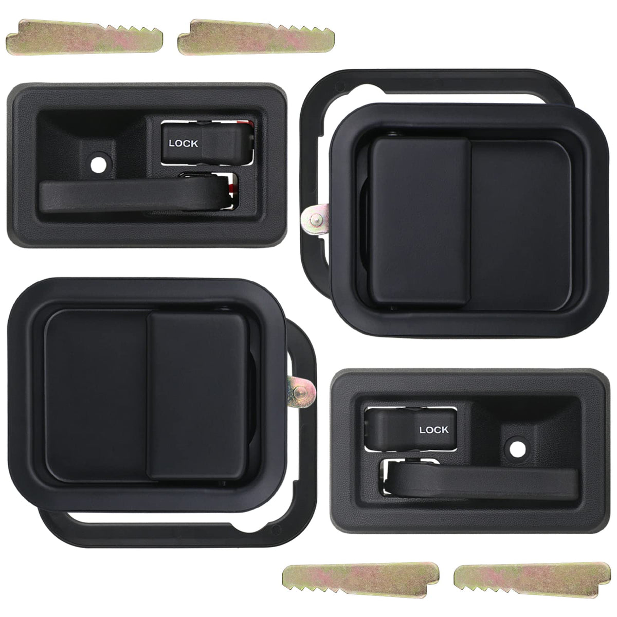 APPERFiT front view of exterior handles showing neat packaging and ready-to-install benefits