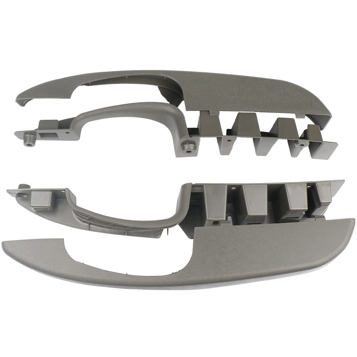 APPERFiT front view of pair of inner door pull handles showing shape and finish