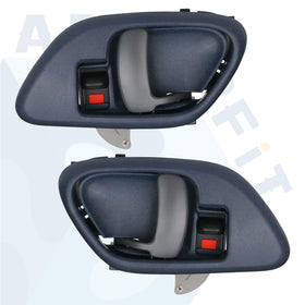 APPERFiT installed blue door handle on truck door demonstrating seamless fit benefit