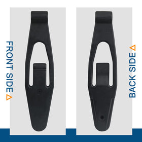 APPERFiT hood latch base label and stamped part numbers, aids in OEM cross-reference