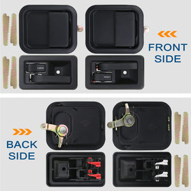 APPERFiT interior handle fitted inside a Jeep door showing clean appearance and reliable function