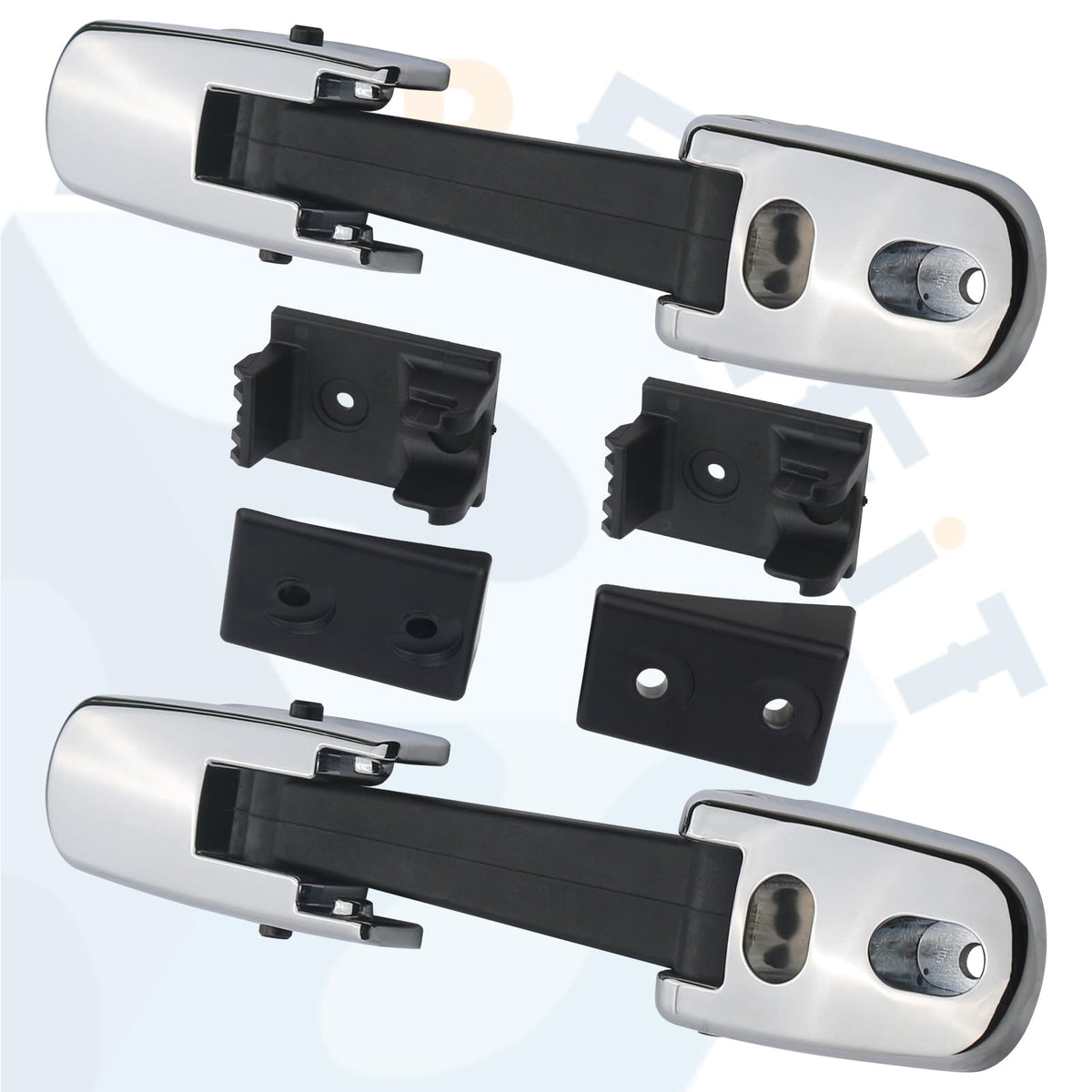 APPERFiT hood latch installed on Mack truck left side demonstrating secure connection