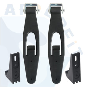 APPERFiT kit installed on Peterbilt hood demonstrating proper fit and safety