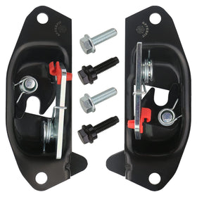 APPERFiT latch next to ruler showing exact OEM-compatible dimensions