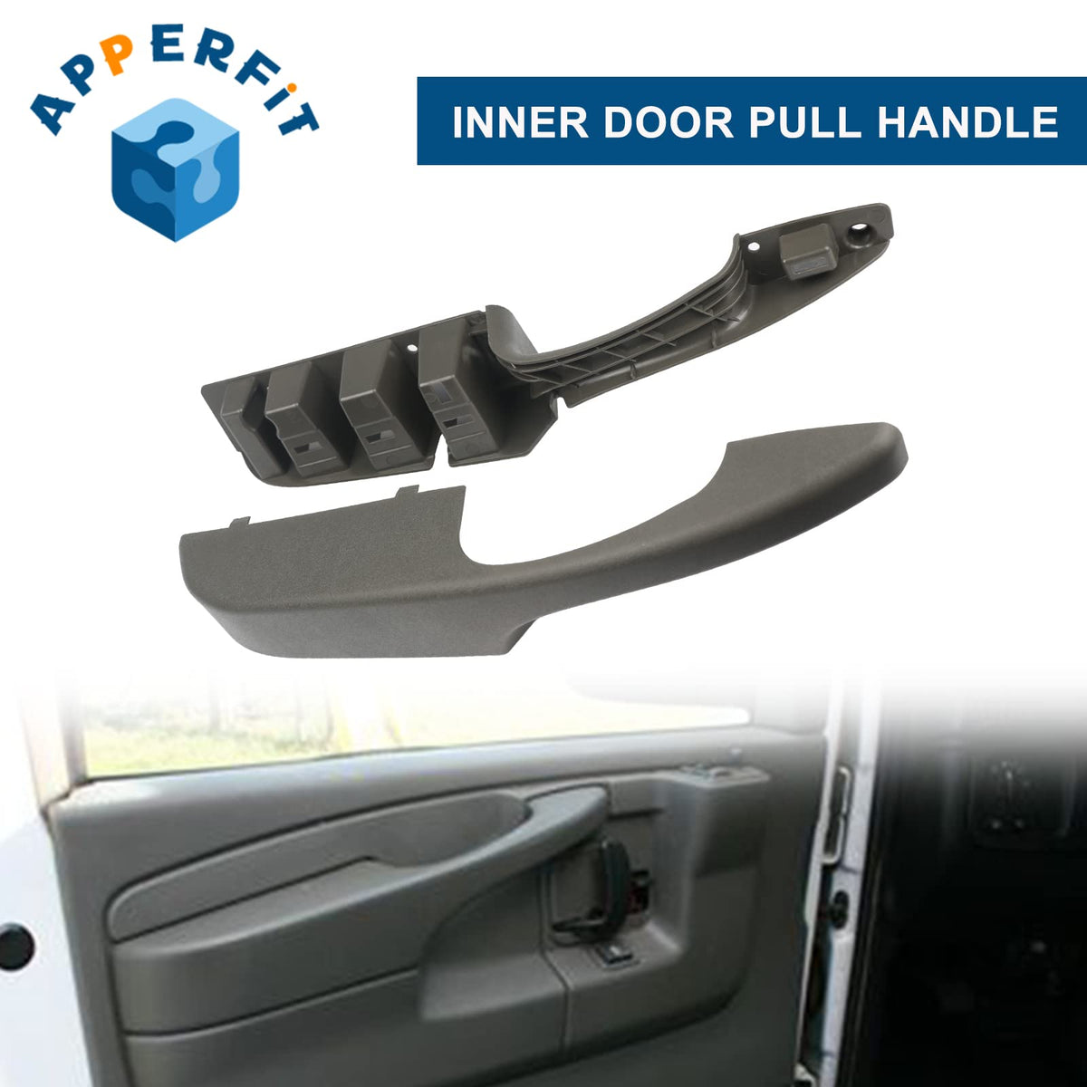 APPERFiT installed on passenger side door illustrating symmetry and easy reach