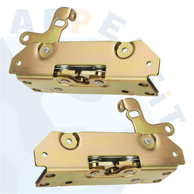 APPERFiT door latch held in hand showing scale and easy handling for installation