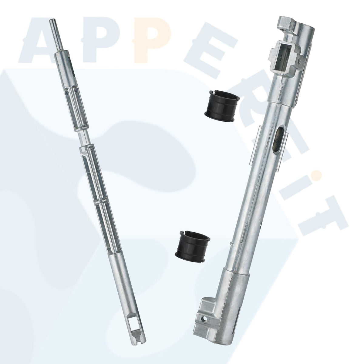 APPERFiT plastic bushings detail illustrating smooth movement and reduced play benefit