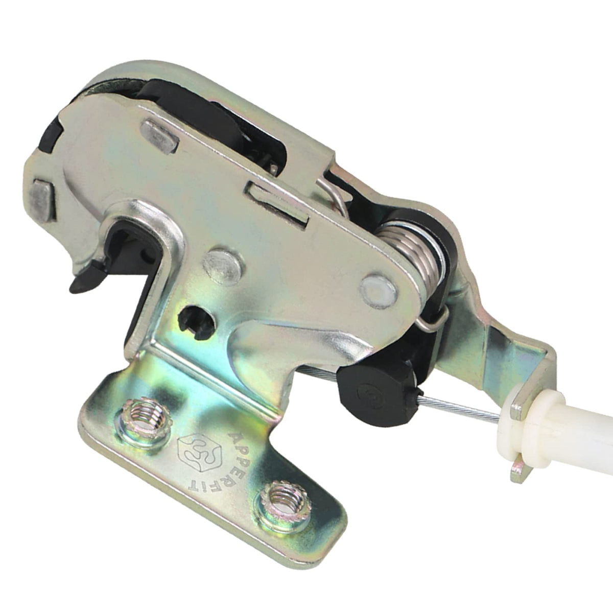 APPERFiT packaged latch with warranty label for easy identification and buyer confidence