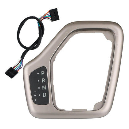 APPERFiT tan front view bezel showing full center console fit and restored look