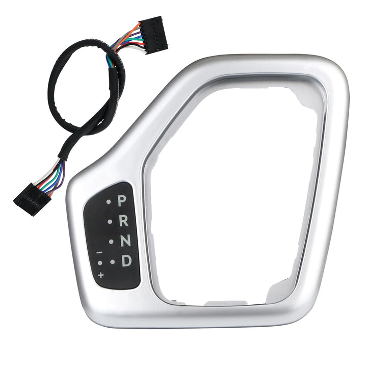 APPERFiT front view of silver shifter bezel showing clean finish and fit