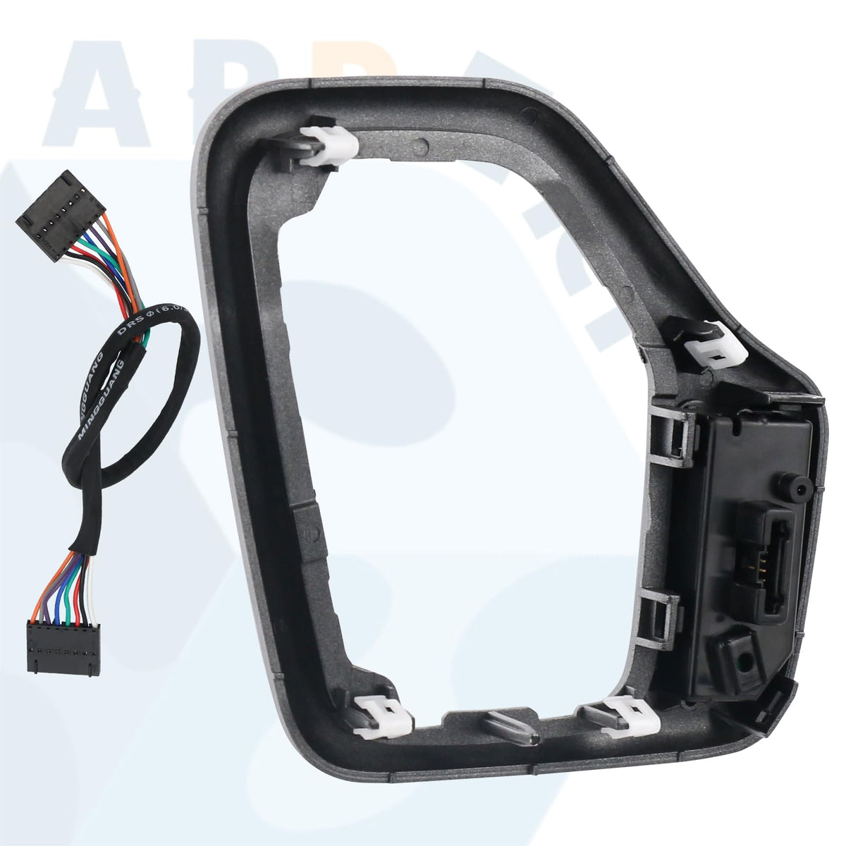 APPERFiT wiring harness detail with connector showing plug-ready installation benefit