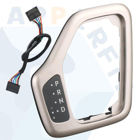 APPERFiT installed bezel in Cherokee center console demonstrating restored interior appearance
