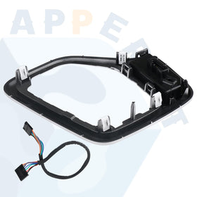 APPERFiT bezel next to ruler and box showing size and complete kit contents