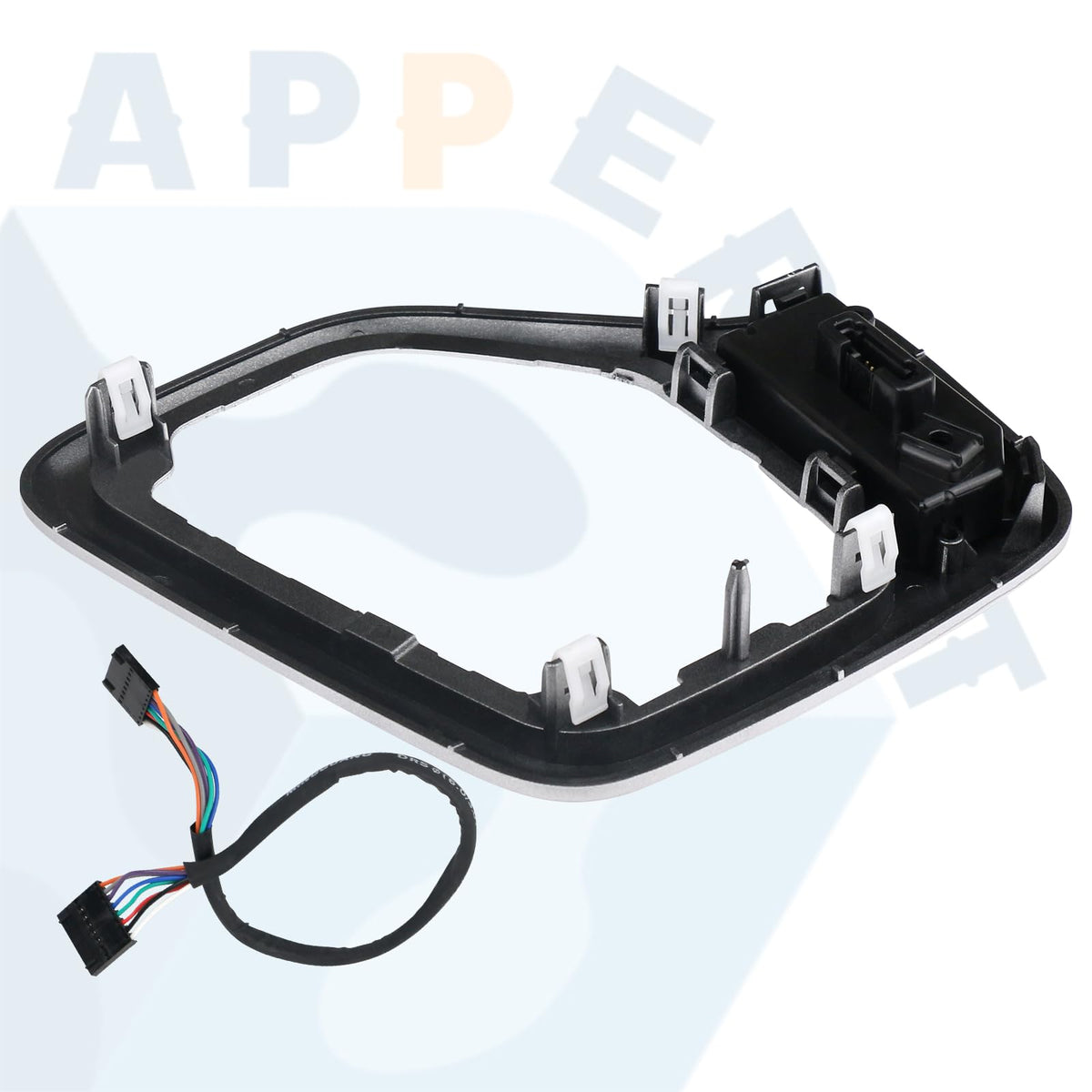 APPERFiT bezel next to ruler for scale illustrating correct OEM dimensions and fit