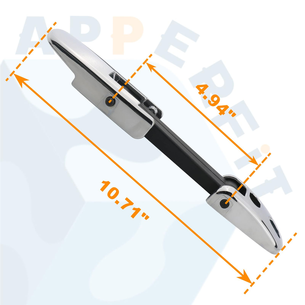 APPERFiT parts beside ruler showing scale and easy fit for accurate replacement