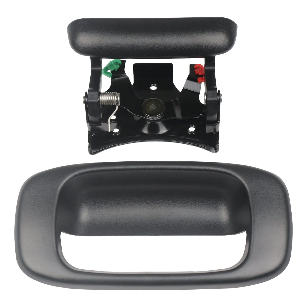 APPERFiT tailgate handle and bezel close-up demonstrating precise OEM fit