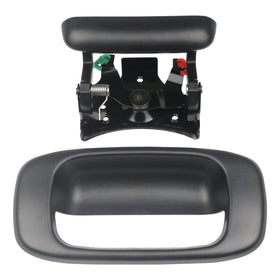 APPERFiT tailgate handle and bezel close-up demonstrating precise OEM fit