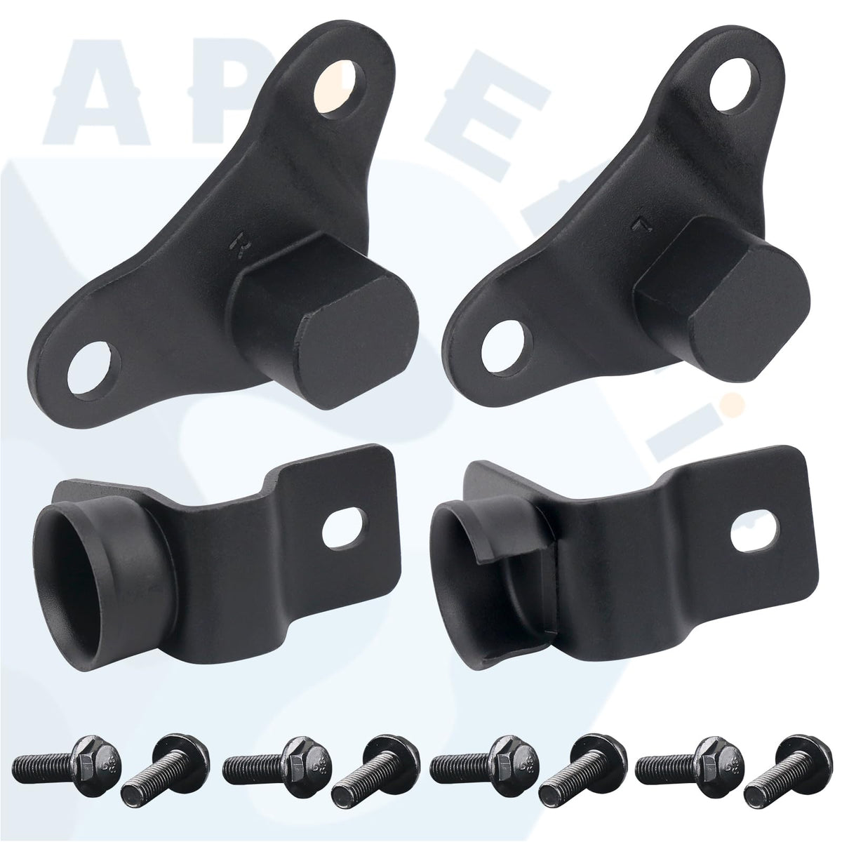 APPERFiT bolts and hardware laid out for easy installation benefit