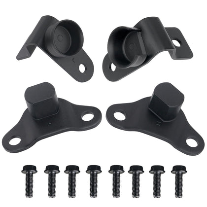 APPERFiT front view of tailgate hinges showing exact OEM fit benefit