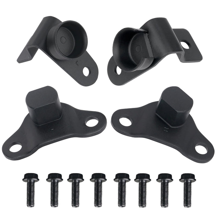 APPERFiT front view of tailgate hinges showing exact OEM fit benefit
