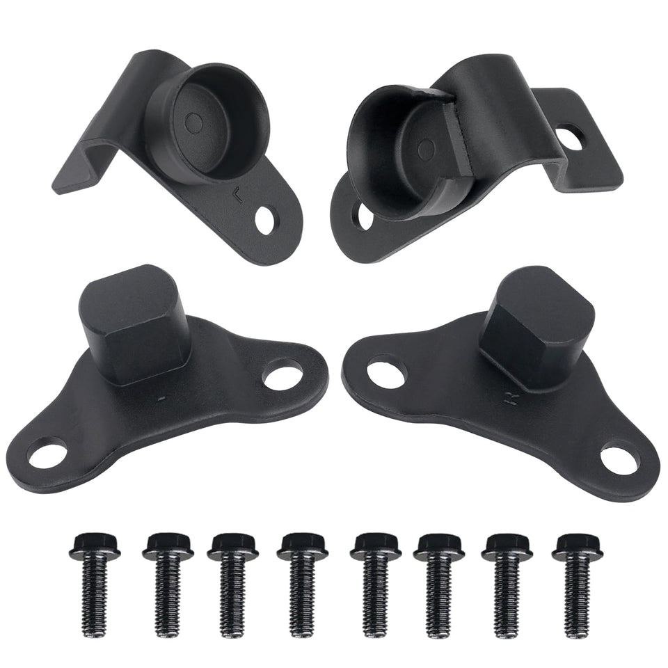 APPERFiT front view of tailgate hinges showing exact OEM fit benefit