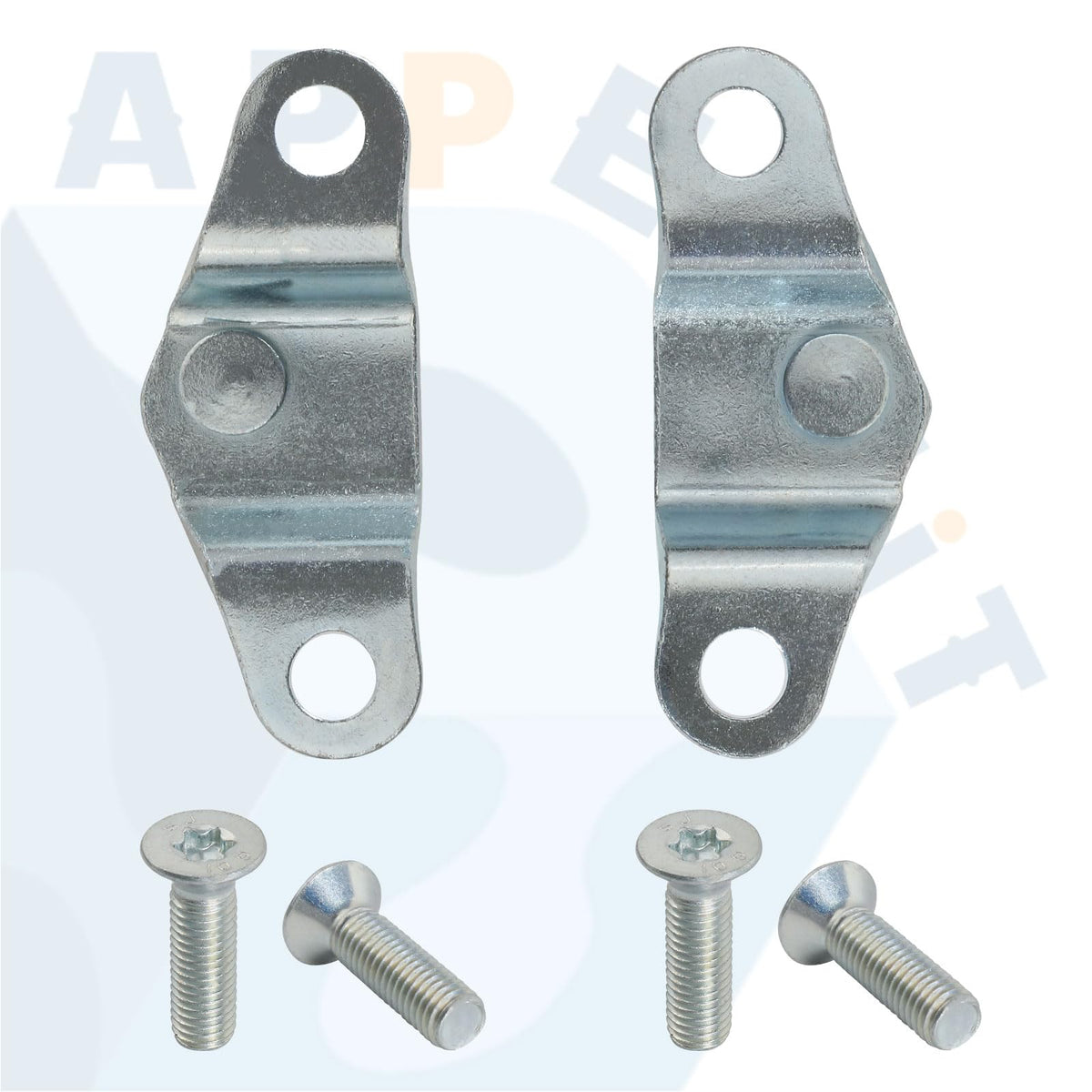 APPERFiT hinges mounted on truck tailgate demonstrating improved alignment benefit