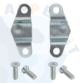 APPERFiT hinges mounted on truck tailgate demonstrating improved alignment benefit